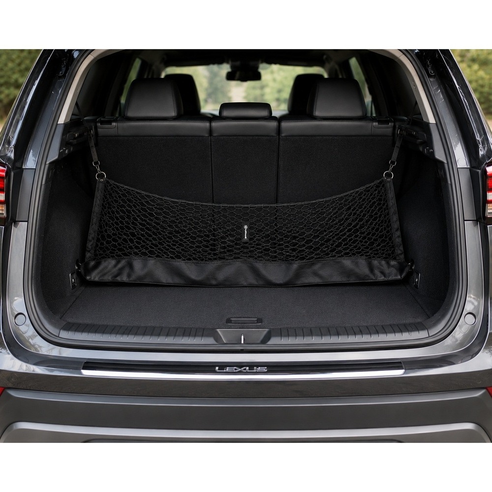 Lexus Cargo Net Trunk Organizer Black Mesh Storage Net OEM Genuine Accessory